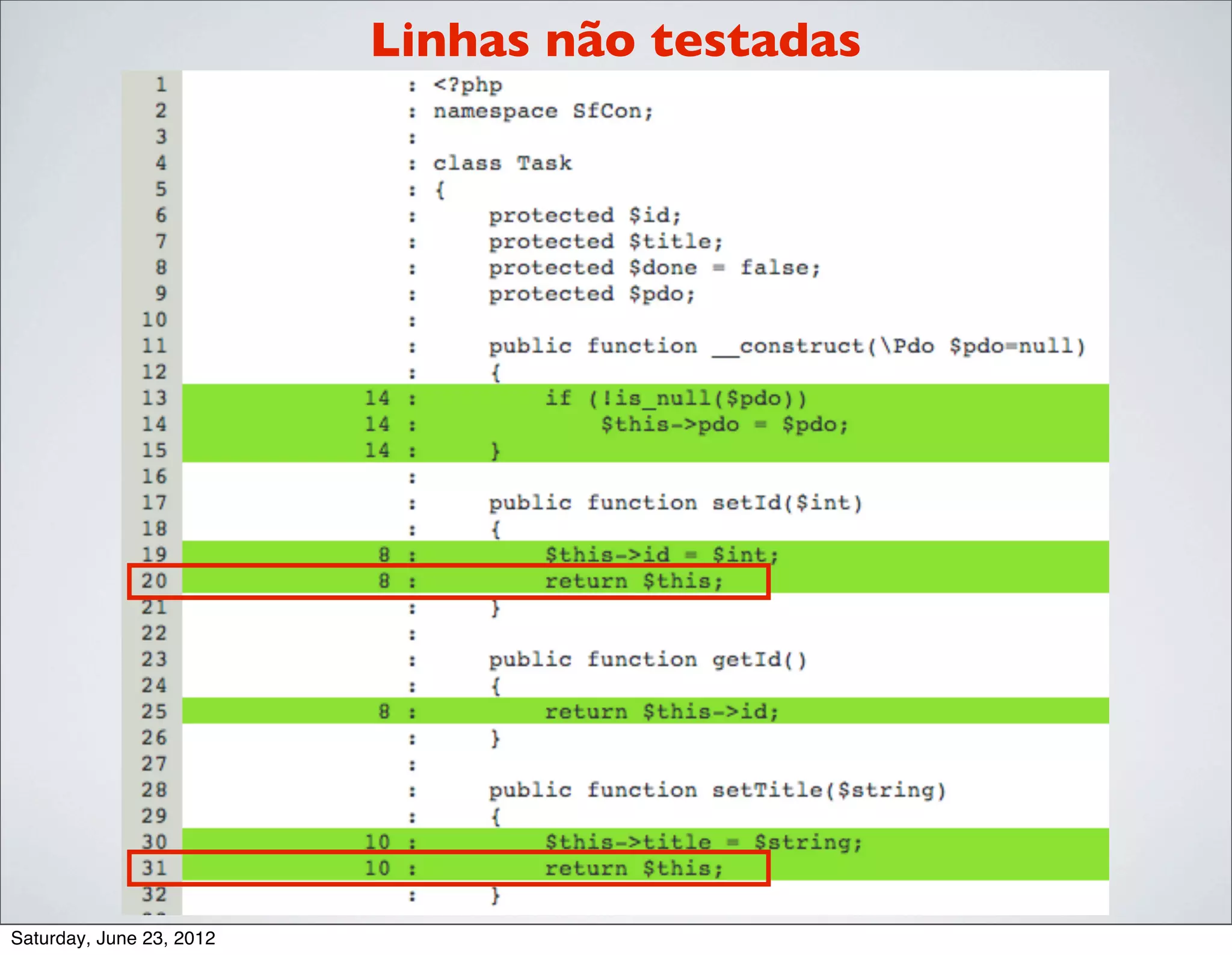 Linhas não testadas




Saturday, June 23, 2012
 