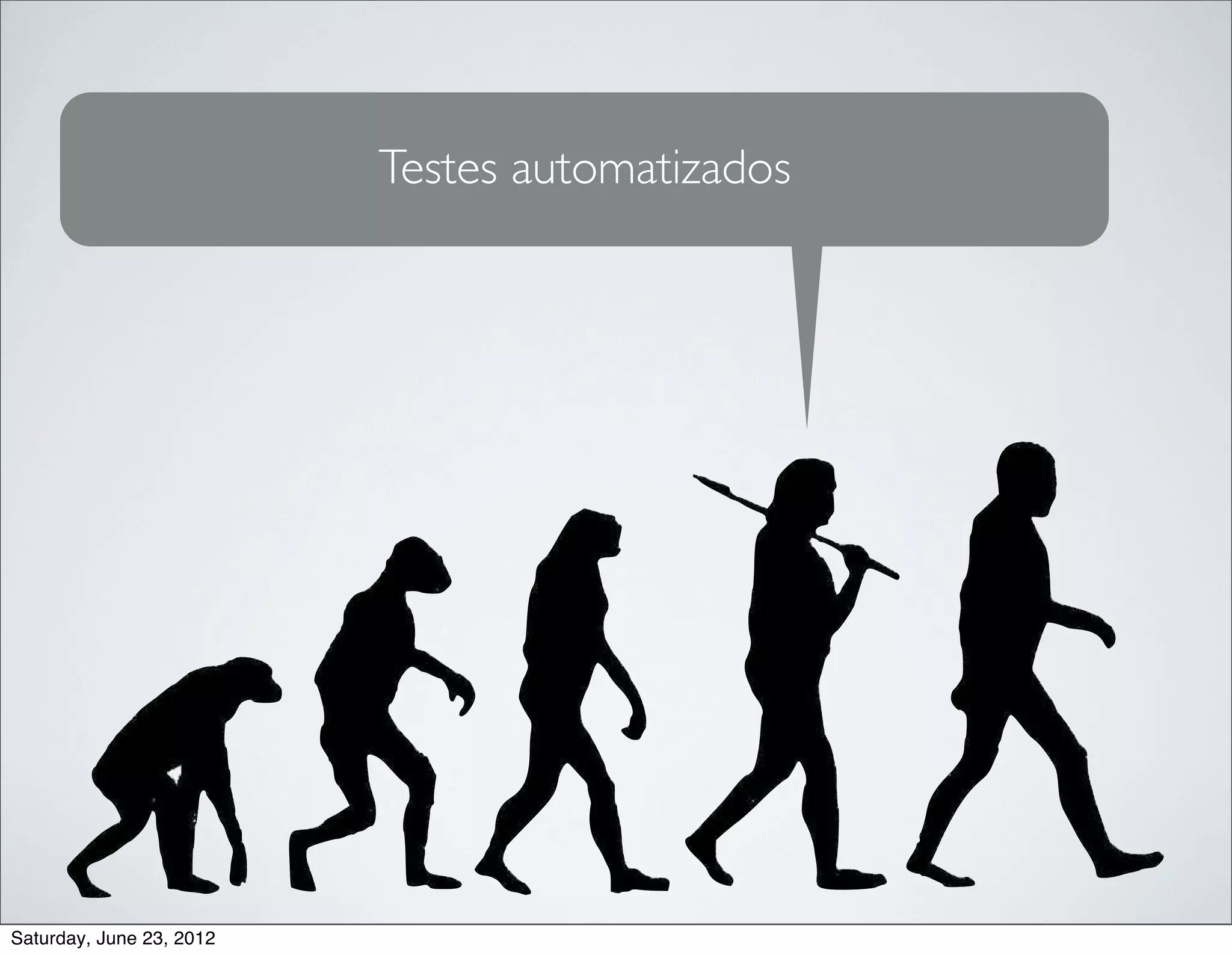 Testes automatizados




Saturday, June 23, 2012
 