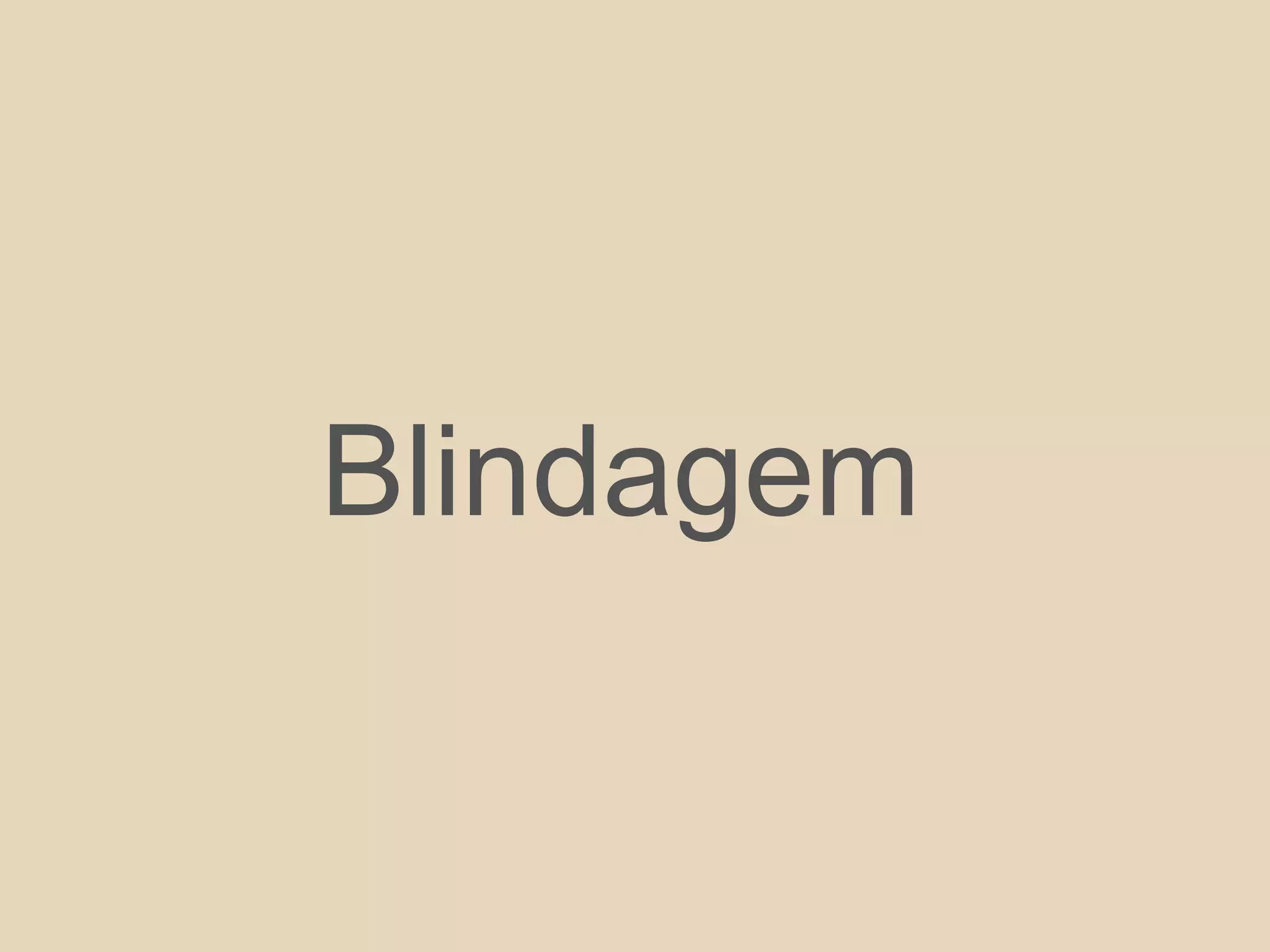 Blindagem
 