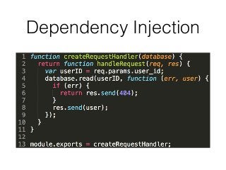 Dependency Injection