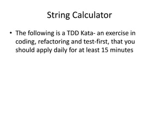Tdd guide | PPTX