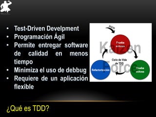 ¿Qué es TDD?
 