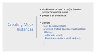 Mocksides Scripts Test Driven Development & CI/CD | PPTX
