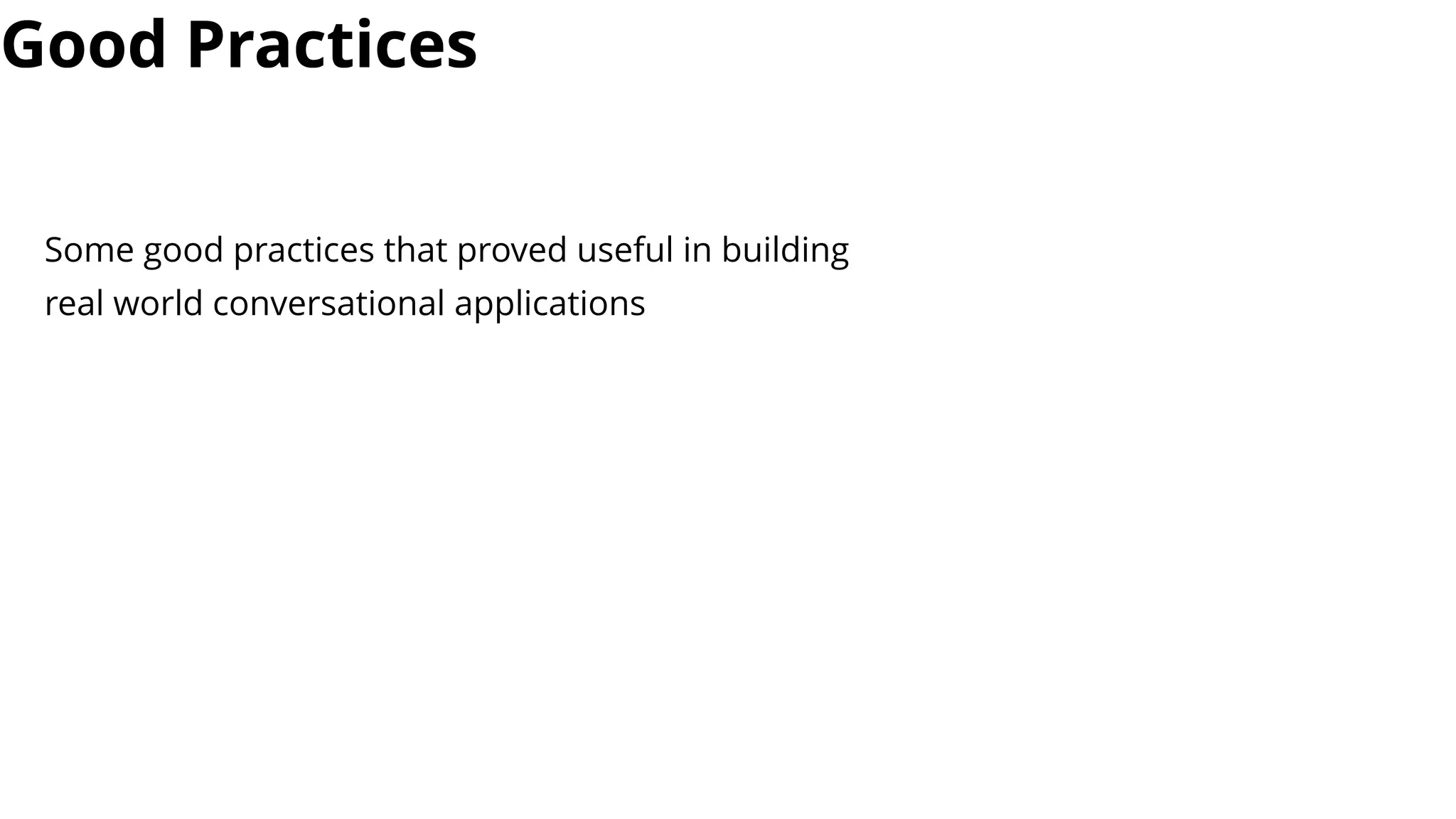 Behaviour-Driven Development for Conversational Applications | PPT