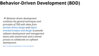 Behaviour-Driven Development for Conversational Applications | PPT