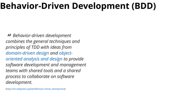 Behaviour-Driven Development for Conversational Applications | PPT