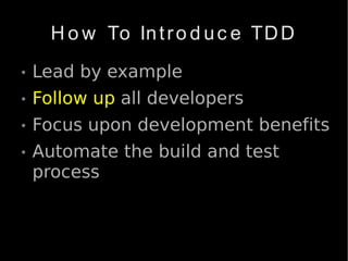 Tdd For Tekna