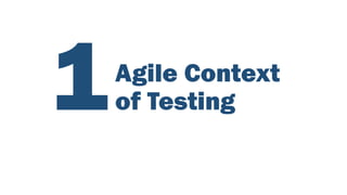 Agile Context
of Testing
 