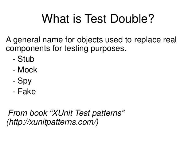Tdd And Mock Objects