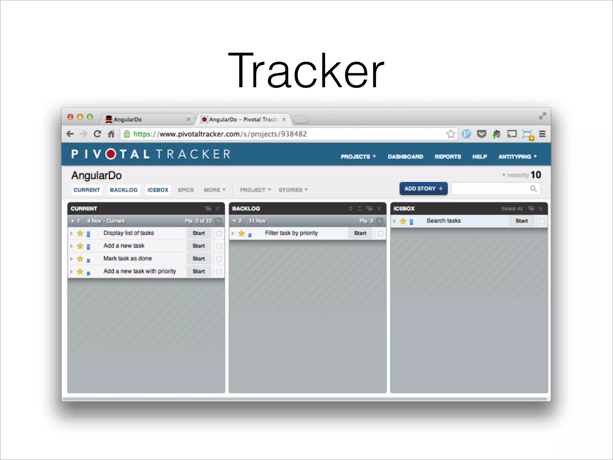 Tracker
 