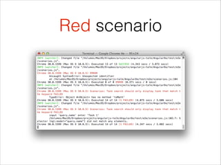 Red scenario
 