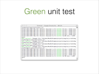 Green unit test
 