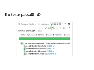 Os números romanos
Agora precisamos tratar os números como “IX”
onde não adianta somente somar os valores
 