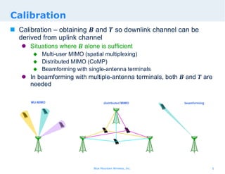 Massive MIMO Channel Calibration in TDD Wireless Networks | PDF