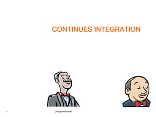 11 Orange restricted
CONTINUES INTEGRATION
 