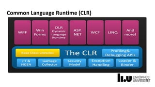 Common Language Runtime (CLR)
 