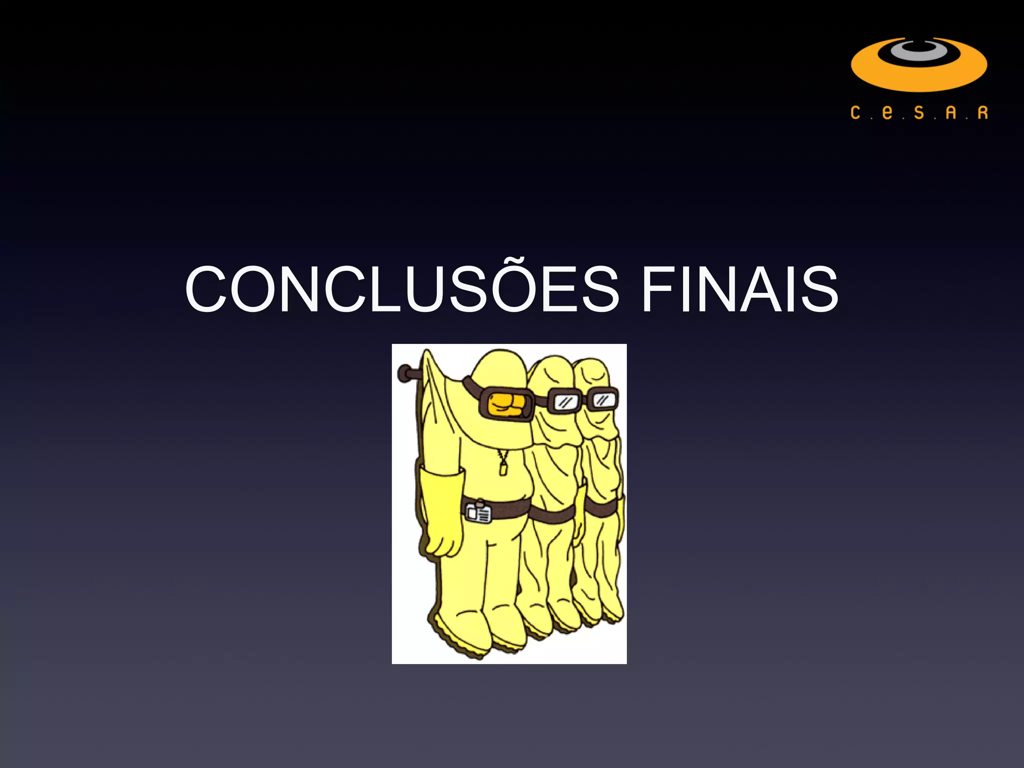 CONCLUSÕES FINAIS