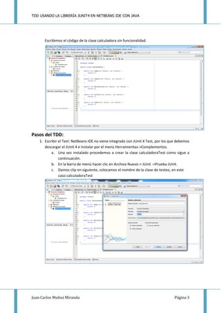 Tdd en java | PDF