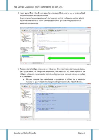 Tdd en java | PDF