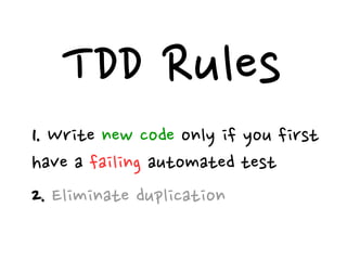 TDD = TFD + Refactoring;
 