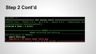 TDD in Python With Pytest | PDF