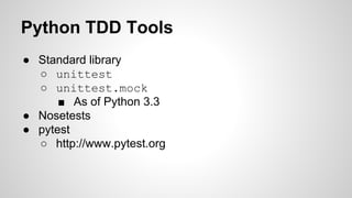 TDD in Python With Pytest | PDF
