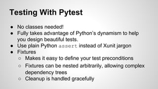 TDD in Python With Pytest | PDF