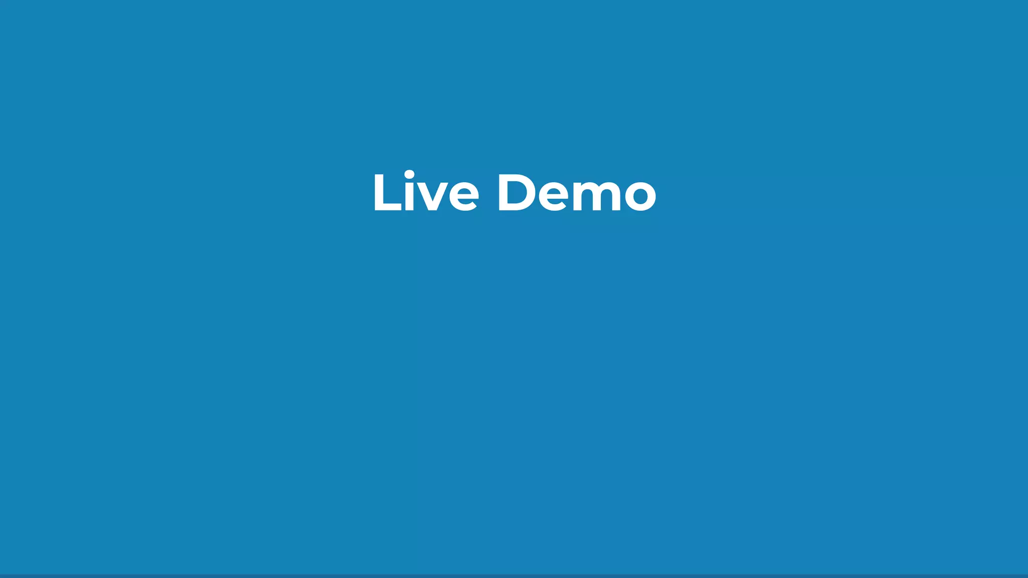 Live Demo
 