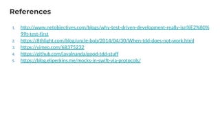 Tdd in swift | PPT