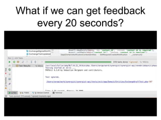 What if we can get feedback
every 20 seconds?
 