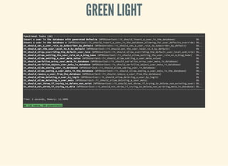 GREEN LIGHT
 