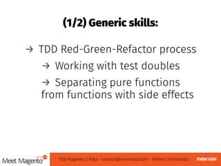 Magento 2 TDD Code Kata | PDF