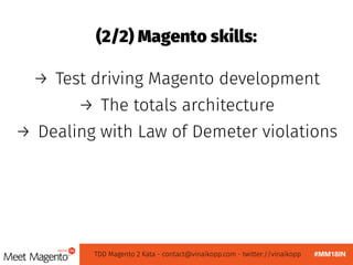 Magento 2 TDD Code Kata | PDF