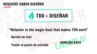 TDD no es escribir el test primero
