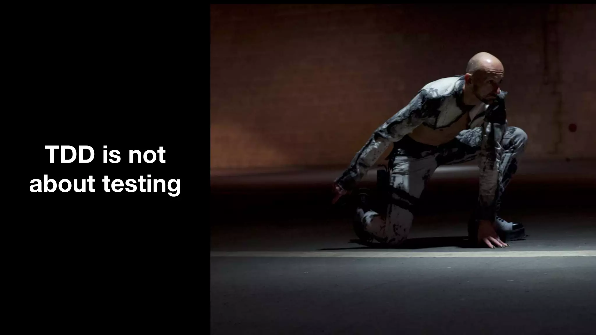 TDD is not
about testing
 
