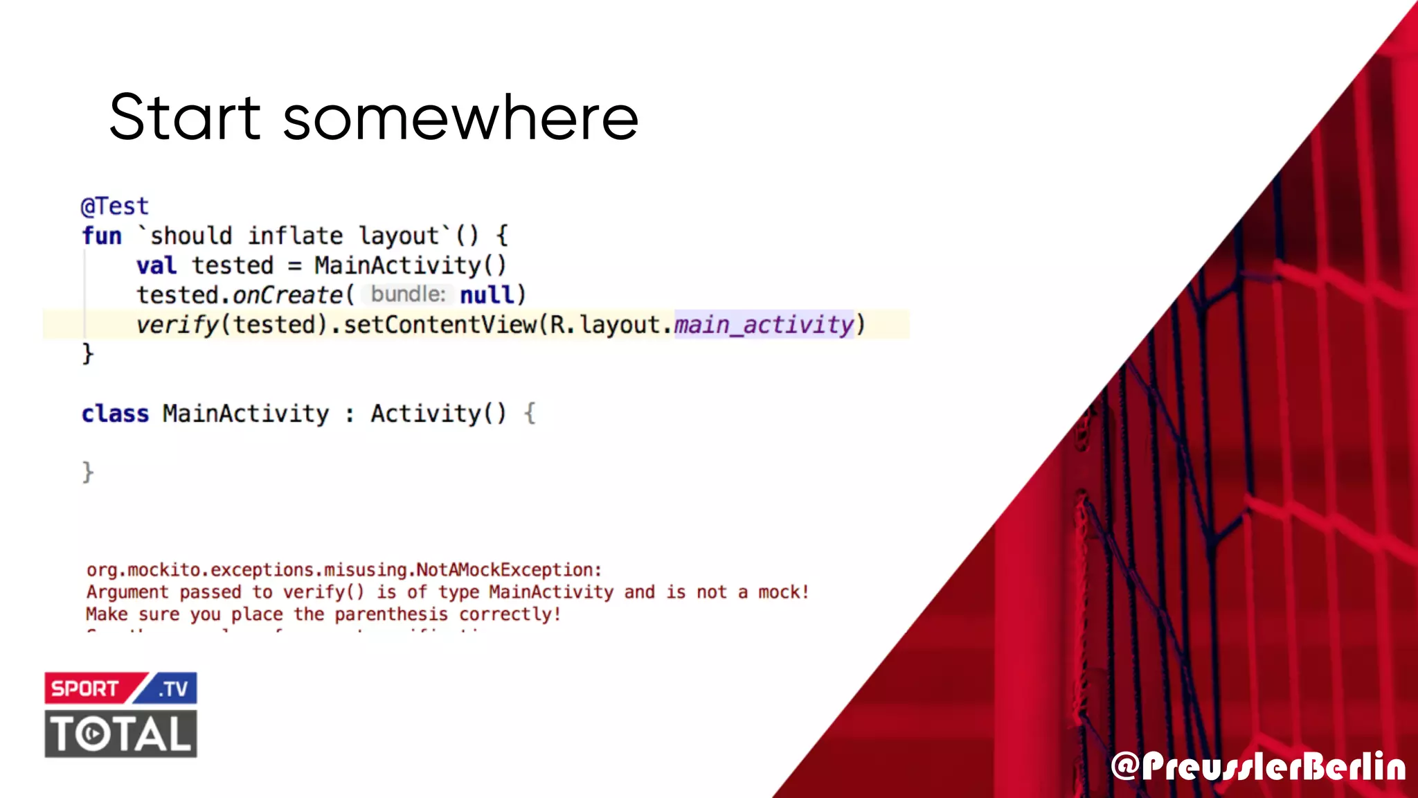 @PreusslerBerlin
Start somewhere
 