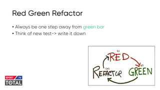 @PreusslerBerlin
Red Green Refactor
• Always be one step away from green bar
• Think of new test-> write it down
 