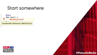 @PreusslerBerlin
Start somewhere
 
