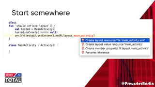 @PreusslerBerlin
Start somewhere
 