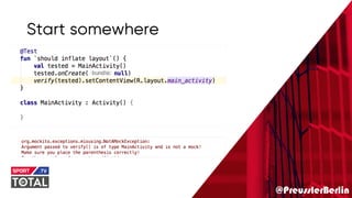 @PreusslerBerlin
Start somewhere
 