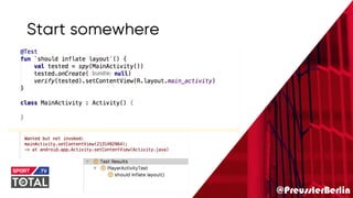 @PreusslerBerlin
Start somewhere
 