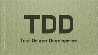 TDD?? ???????????? ?????????