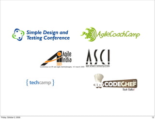 Tech Talks!




Friday, October 2, 2009                 13
 