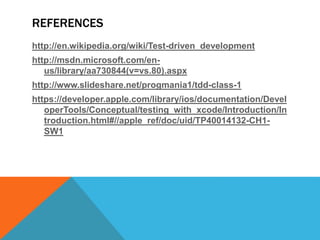 Test Driven Development | PPTX