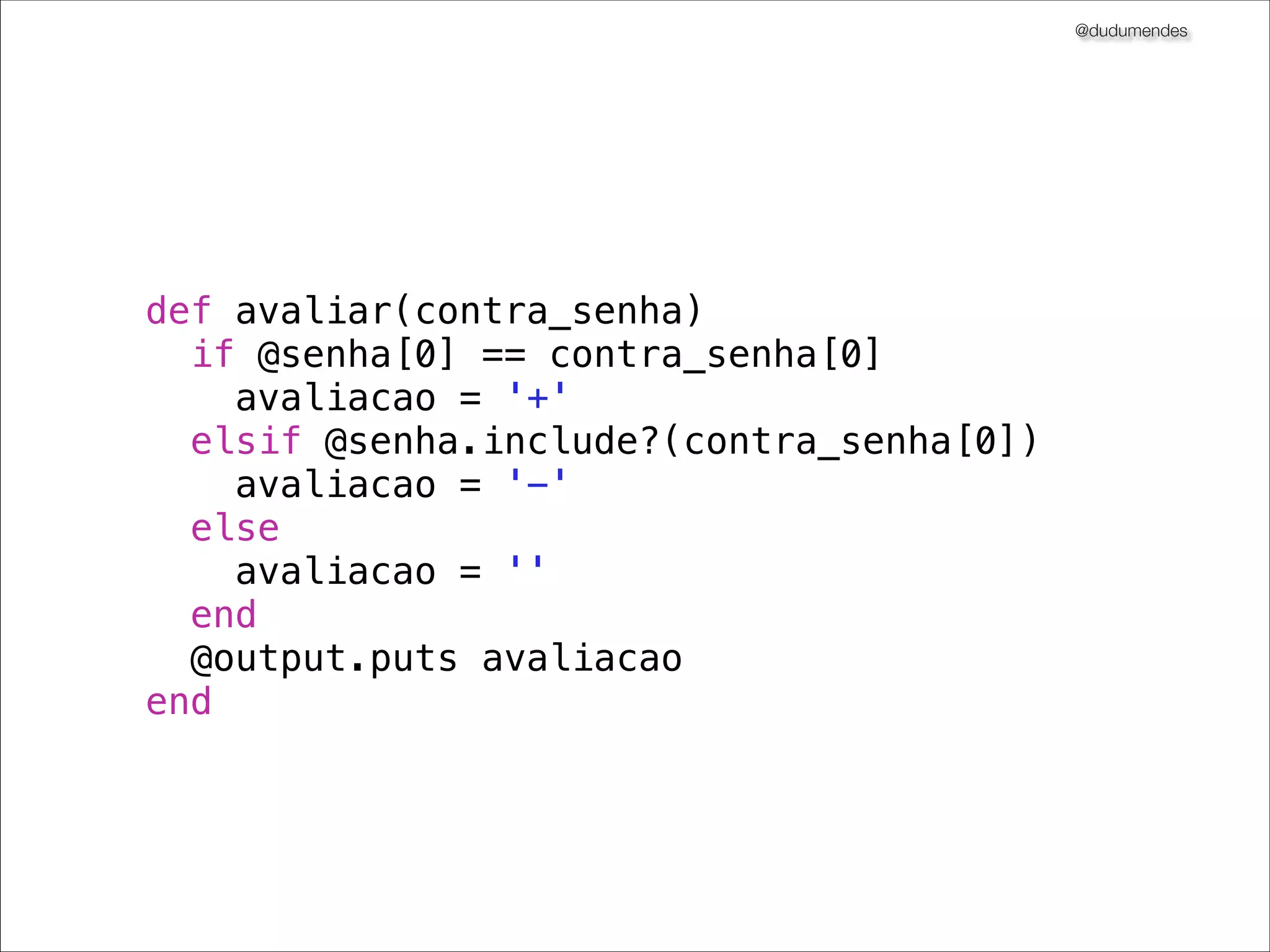 @dudumendes

14 cenários identiﬁcados

Qual deles é o mais importante?
Por qual cenário começar?

 