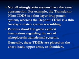 Transdermal drug delivery and ocular preparations - Pharmaceutics | PDF
