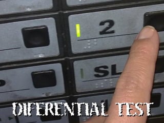 DIFERENTIAL TEST
 