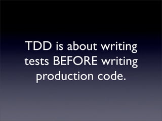 TDD with Rails