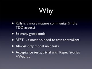 TDD with Rails