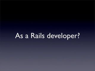 TDD with Rails